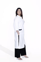 Side Placket Shirt & Straight Pant Co-Ord Set