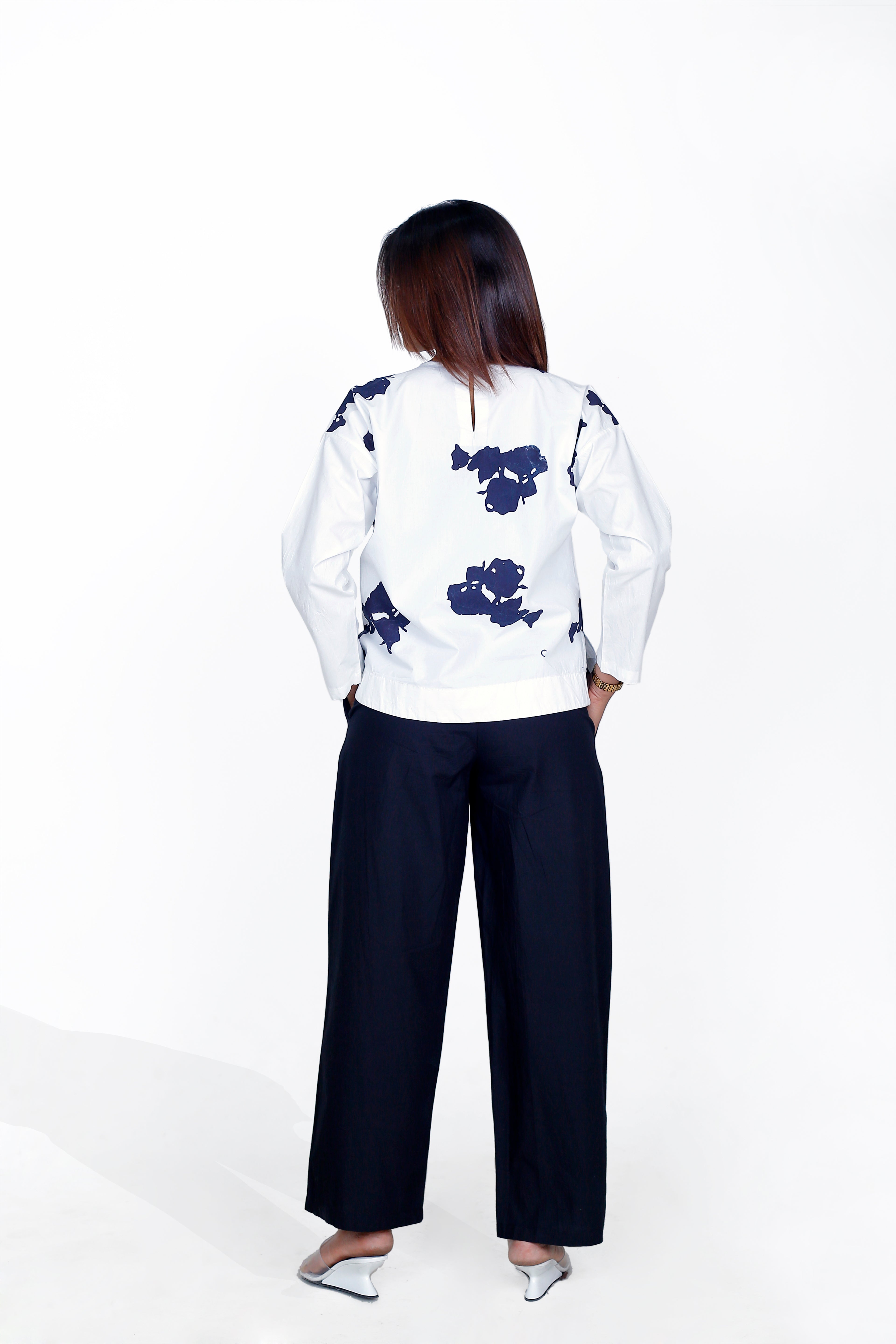 PRINT GATHER CO-ORD SET