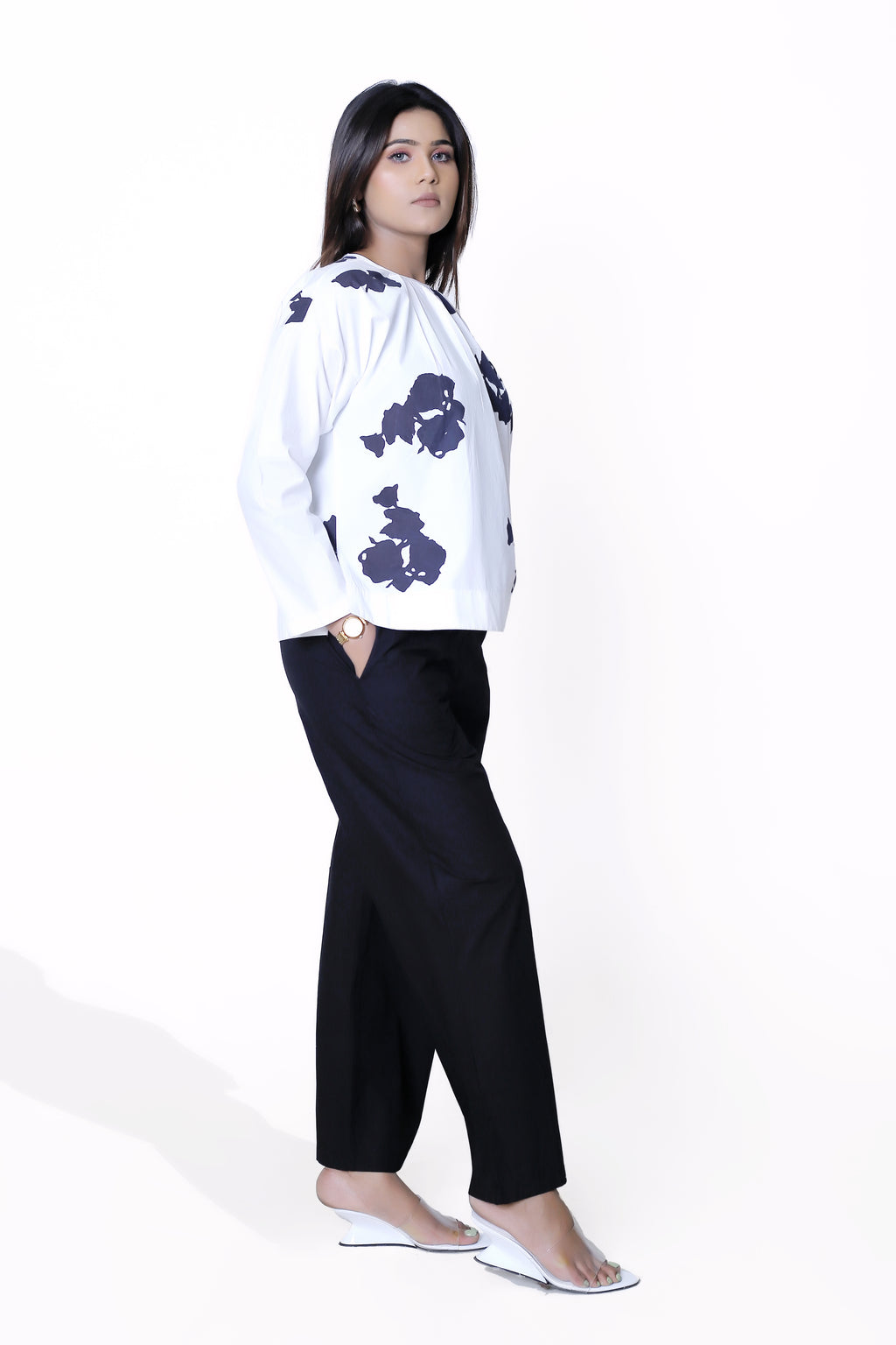 PRINT GATHER CO-ORD SET