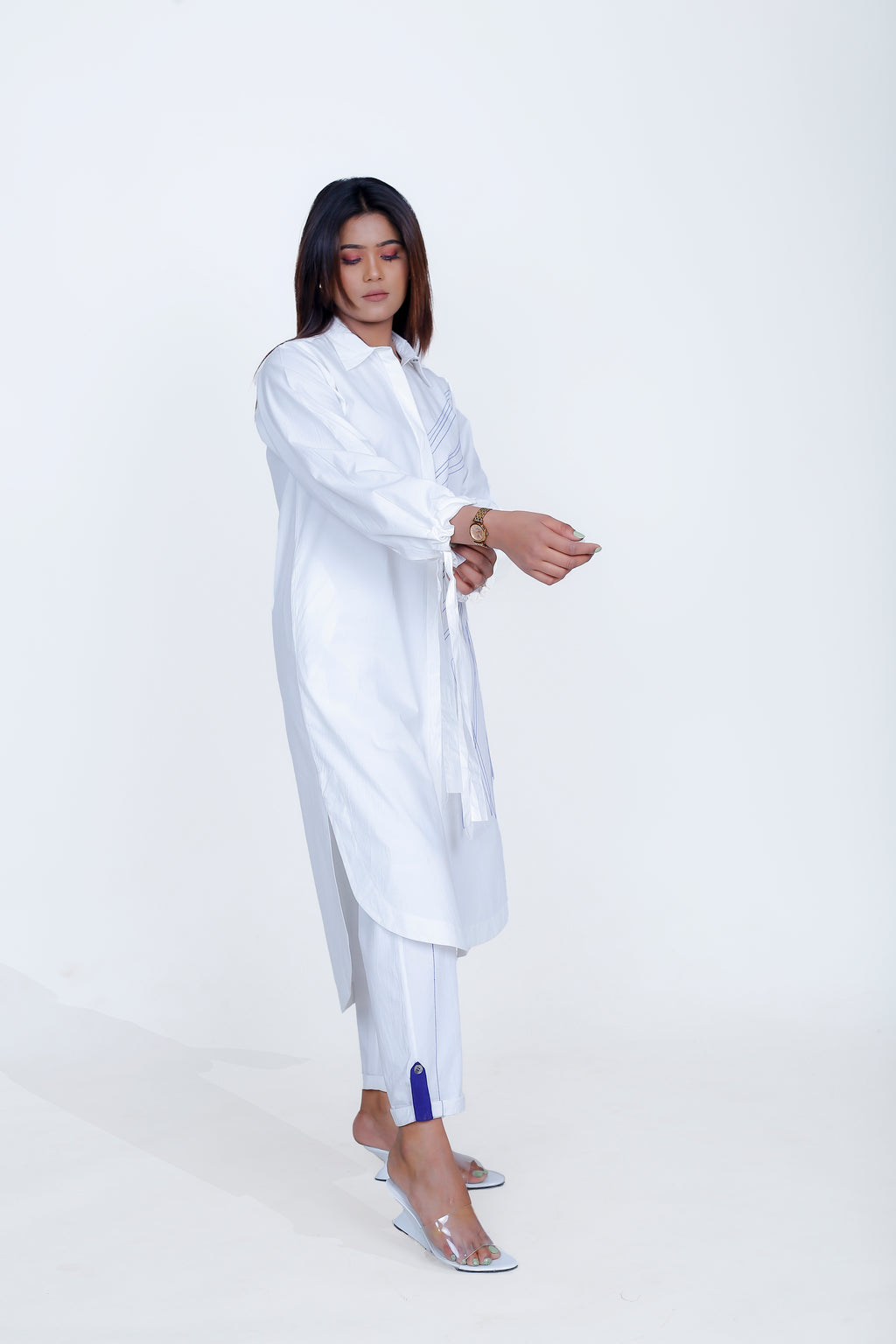 CANCIL PLACKET SHIRT CO-ORD SET