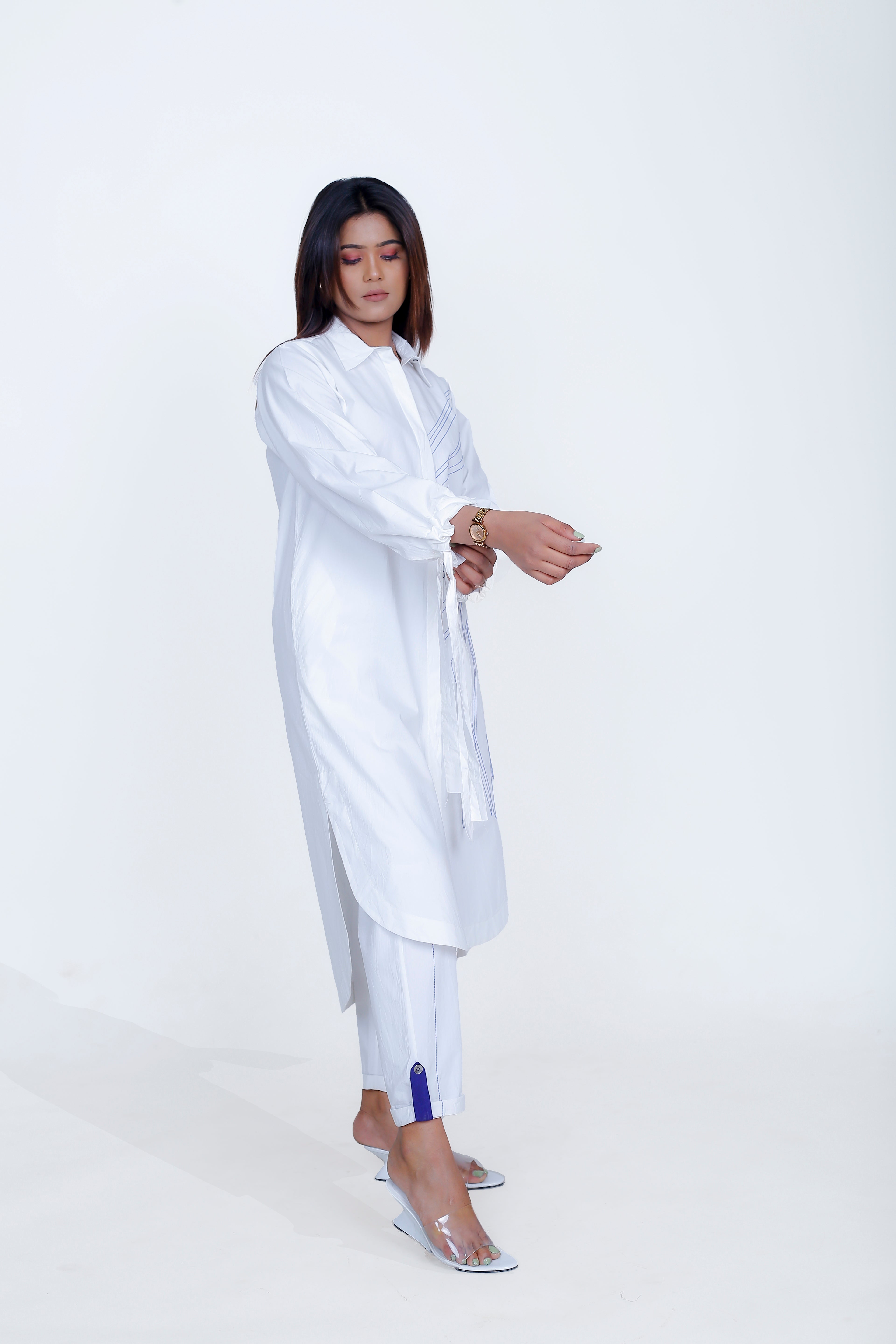 CANCIL PLACKET SHIRT CO-ORD SET