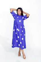 Polka Dot Collar Dress