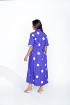 Polka Dot Collar Dress
