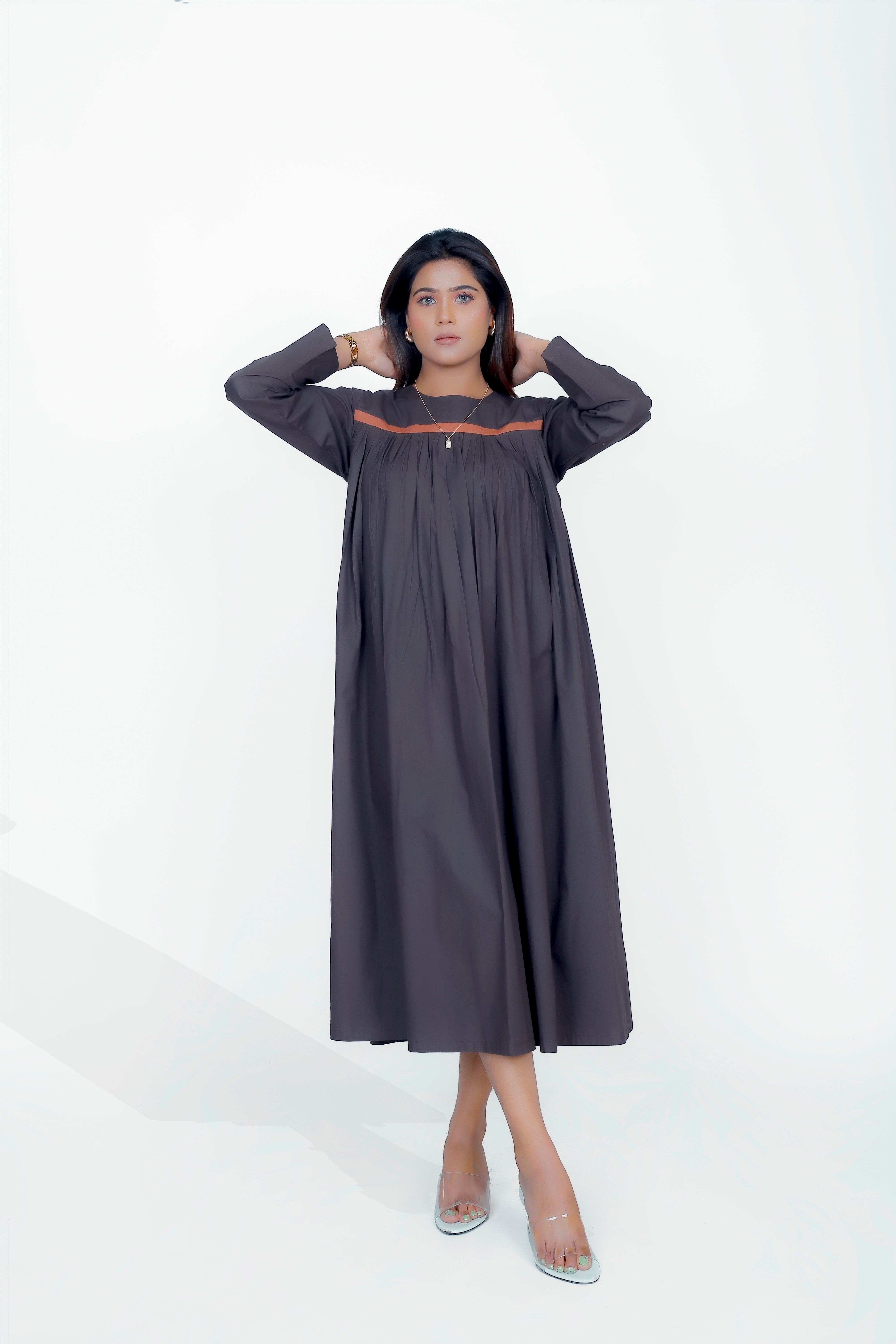 FRONT GATHER DRESS