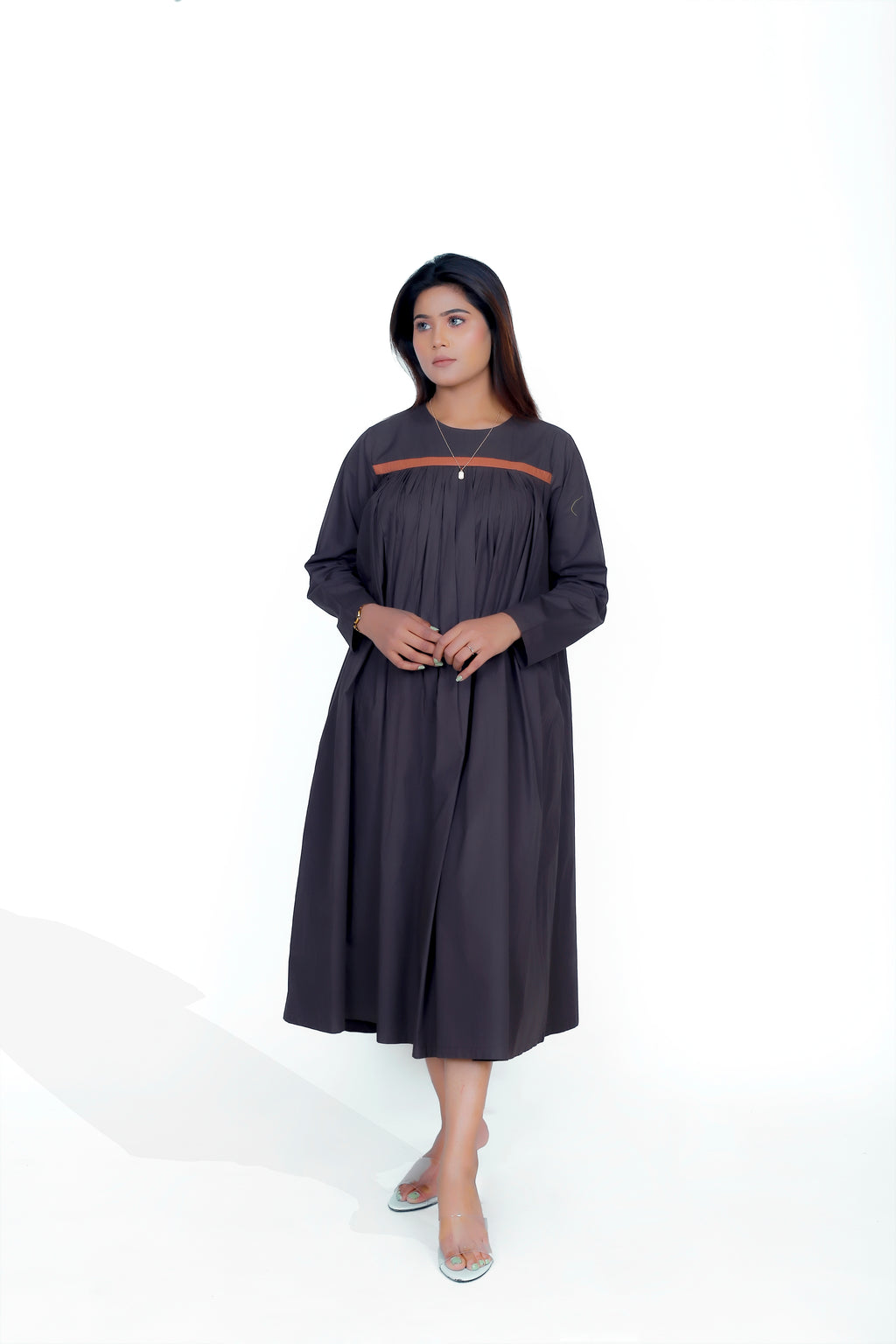 FRONT GATHER DRESS