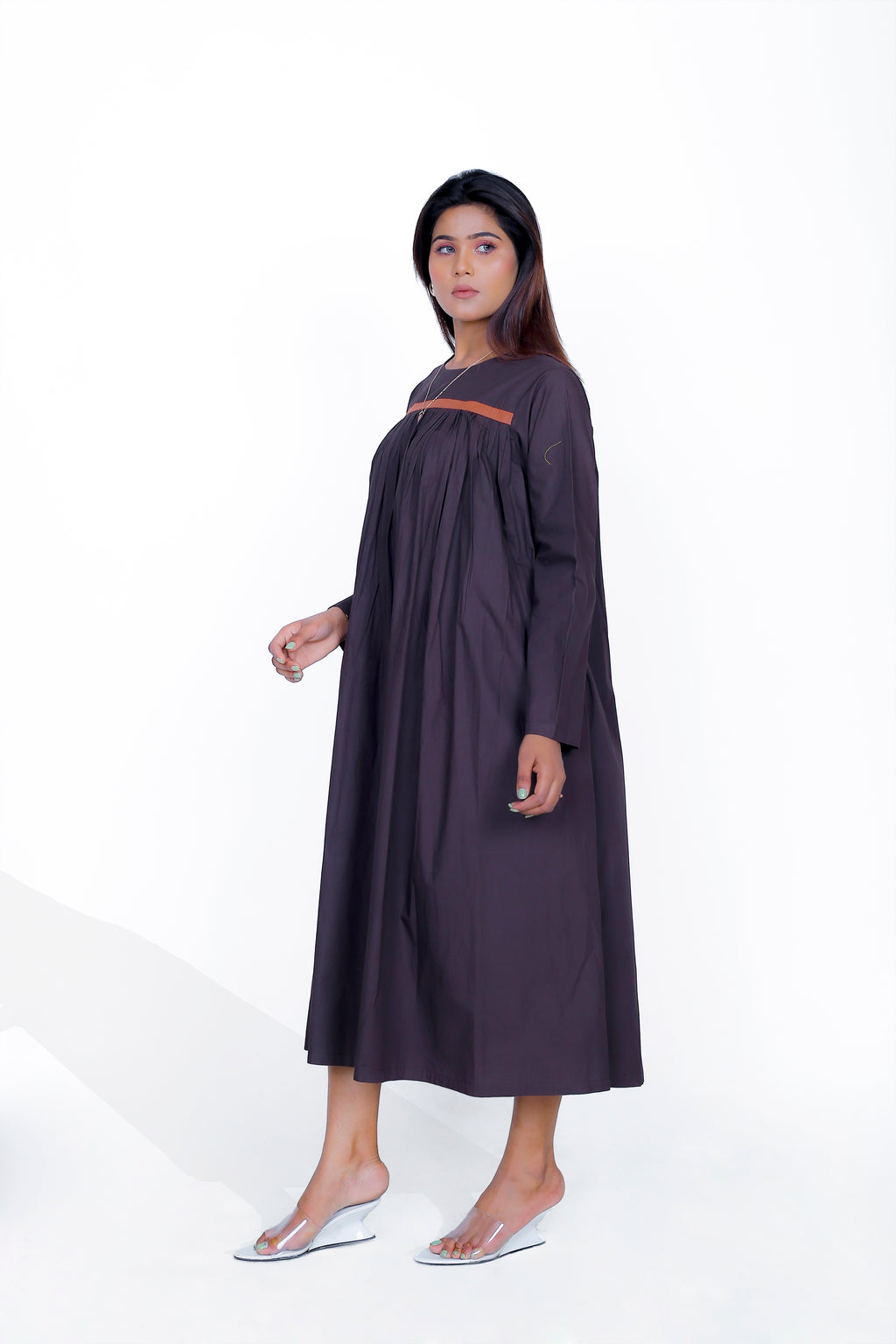 FRONT GATHER DRESS