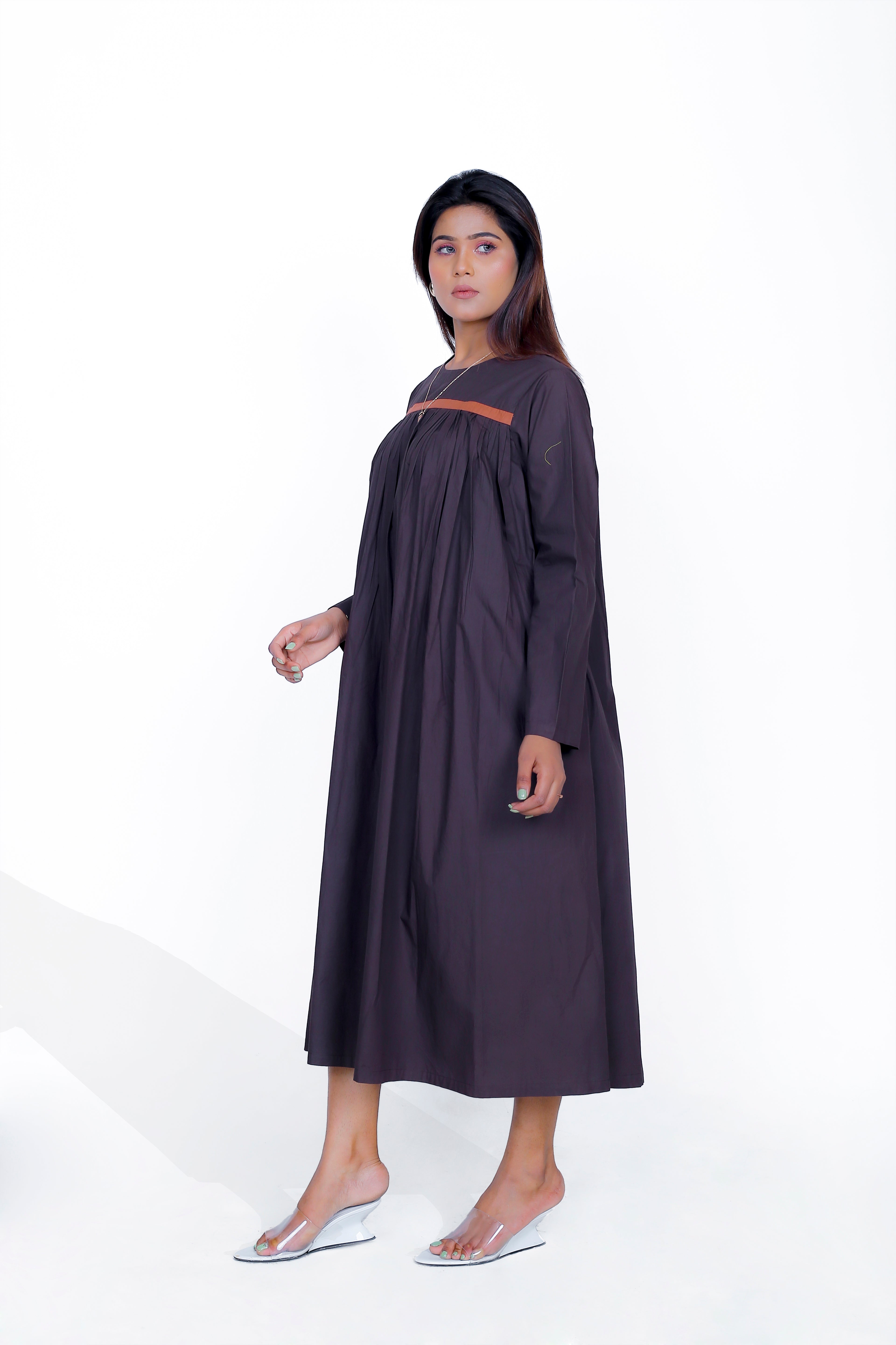 FRONT GATHER DRESS