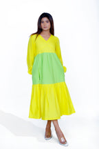 Panel Gather Dress