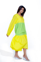 Panel Gather Dress