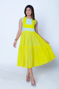 PATCH FLARE DRESS