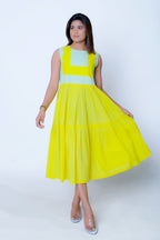 Patch Flare Dress