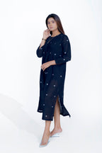 Pintuck Dress
