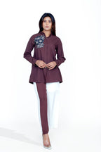 Front Patch Shirt With Front Stripe Pant Co-ord set