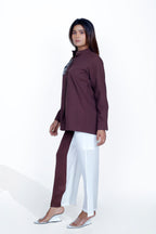 Front Patch Shirt With Front Stripe Pant Co-ord set