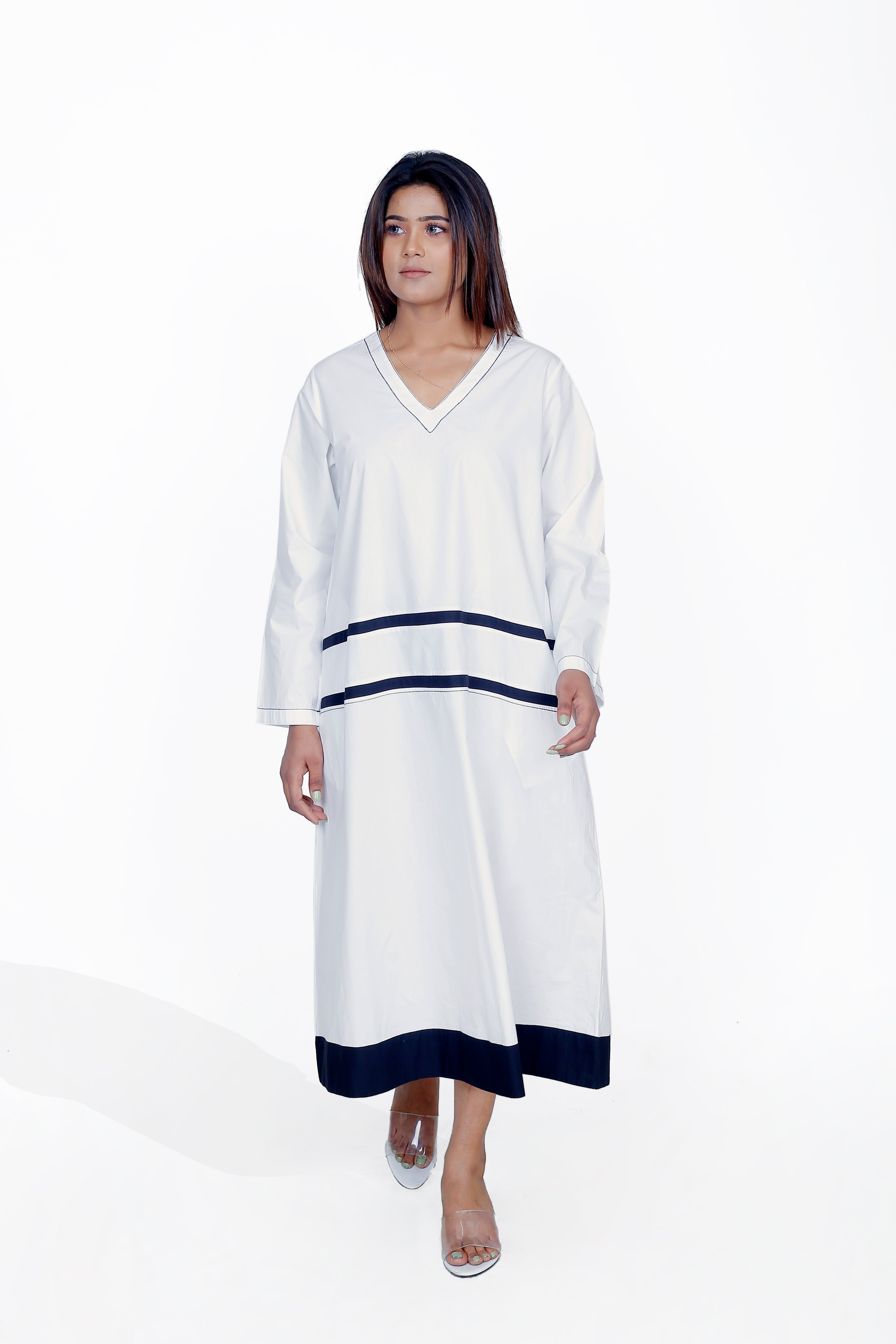 WAIST STRIPE DRESS
